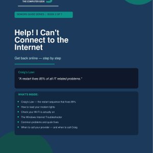 Help! I Can't Connect to the Internet